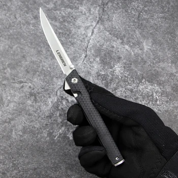 LENGREN CEO 7096 flip skládací nůž Japonský kapesní nůž D2 oceli venkovní přežití EDC camping nástroje, ostrý lovecký nůž