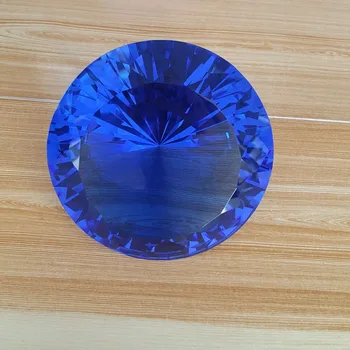 Lesklý 150 mm Tvar Diamantu Crystal Drahokamu Těžítko Svatební Party Laskavosti Domácí Dekoraci, Dárek Vlastní Tisk