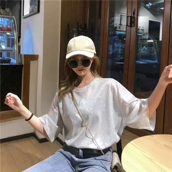 Levné velkoobchodní 2019 nové Jaro Léto Podzim Hot prodej dámské módní netred ležérní tričko lady krásné Topy BP38
