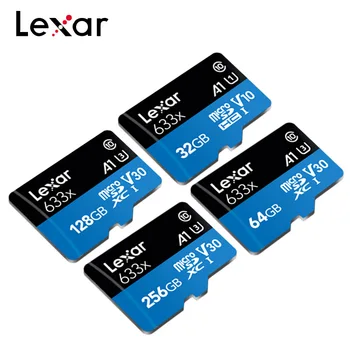Lexar 100 MB/s 512 GB Micro SD Karta 32GB 64GB 128GB 256GB SDXC/SDHC Flash Paměťové Karty Micro TF Karty pro Gopro/DJI/Nintendo spínač