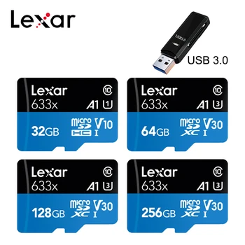 Lexar 100 MB/s 512 GB Micro SD Karta 32GB 64GB 128GB 256GB SDXC/SDHC Flash Paměťové Karty Micro TF Karty pro Gopro/DJI/Nintendo spínač
