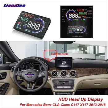 Liandlee Auto Head Up Display HUD Pro Mercedes Benz CLA-Class C117 X117 2 Dynamické Jízdní Počítač HD Projektor Obrazovky Detektor