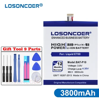 LOSONCOER 3800mAh BAT-P10 pro Acer Liquid E700 pro Triple E39 PGF506173HT Vysoce Kvalitní Baterie