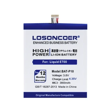 LOSONCOER 3800mAh BAT-P10 pro Acer Liquid E700 pro Triple E39 PGF506173HT Vysoce Kvalitní Baterie