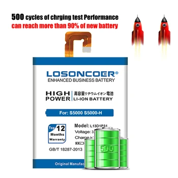 LOSONCOER 5500mAh L13D1P31 Baterie Pro Lenovo Pad A3500 S5000 S5000-H tab 2 A7 A7-30, A7-10F A7-20F Baterie+Sledovací Číslo
