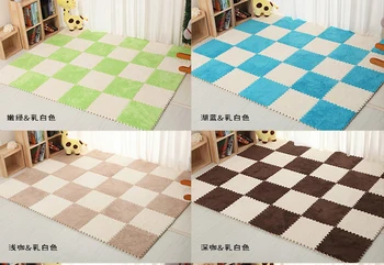 Ložnice dětský koberec mozaikové podlaze rohož husté pěny rohož plnou semišové puzzle obývací pokoj tatami-35