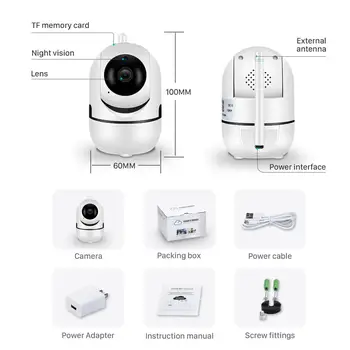 LSmart 1080P Bezdrátová IP Kamera WiFi Inteligentní Automatické Sledování YCC365 Plus Domácí Bezpečnostní Kamery