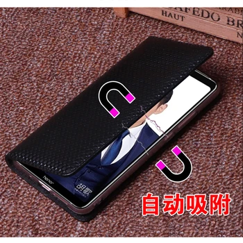Luxusní Originální Kožená pouzdra pro Huawei Honor Poznámka 10 Případ Ručně vyráběné Vlastní Flip Kryt Telefonu pro Fundas Huawei Honor Note10 Bag