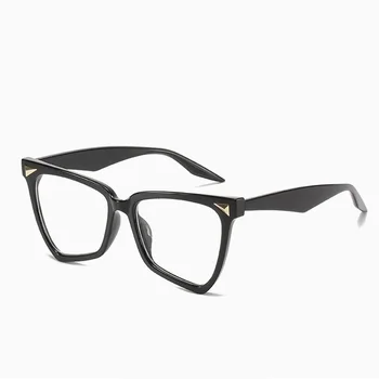 Luxusní Značka Lesklé Duhové Brýle Rám Jasné Objektiv Ženy, Móda Kočičí Oko, Brýle Rám Pro Ženy Krátkozrakost Brýle Rám