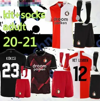 Maglia da calcio per bambini 20 21 Feyenoord KOKCU Domů T-Shirt T-Shirt da calcio hzuis JORGENSEN 2020 Fotbal 2021 Jednotné Soupravy