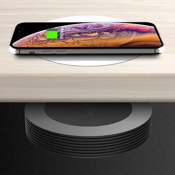 Magnetické QI Bezdrátový Nabíjecí Základna Pro Samsung Pro Iphone 11 7 8 X dálkové Bezdrátové Nabíječka Pad Desktop Kávy Office