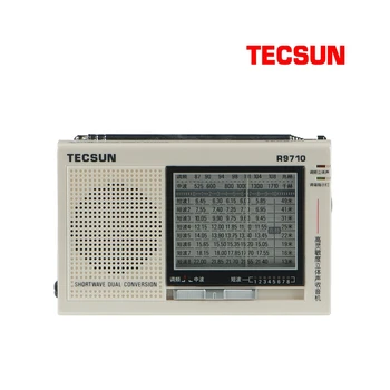Maloobchod-Velkoobchod TECSUN R-9710 Rádio FM/MW/SW Radio Vícepásmové Rádio Přijímač Dual Konverze Externí Antény Přenosné Audio