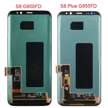 Malý Puntík Pro Samsung Galaxy S8 Plus LCD S Rámem S8 SM-G950F S8 Plus G955A Displej Dotykový Displej Digitizer Shromáždění