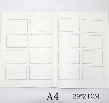 Manga Animace Stroyboard Cut List Notebook Manga Omalovánky A4/A5 Velikost 128 Stran