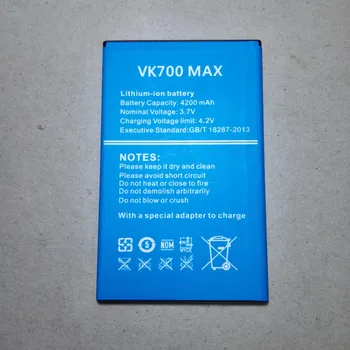MATCHEASY Mobilní telefon baterie VK VK700 MAX battery0mAh Vysokou kapacitu Dlouhá pohotovostní doba Originální baterie VK telefon baterie