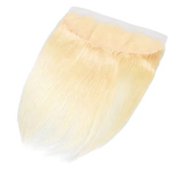 Maxglam Blond 613 Svazky S Čelní Brazilské Remy Lidské Vlasy Tkát Rovné Krátké Dlouhé Přírodní Vlasy, Prodloužení Černé Ženy