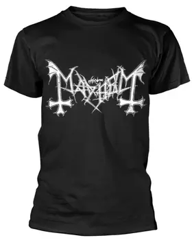 Mayhem Distressed Logo T Shirt Nové Oficiální