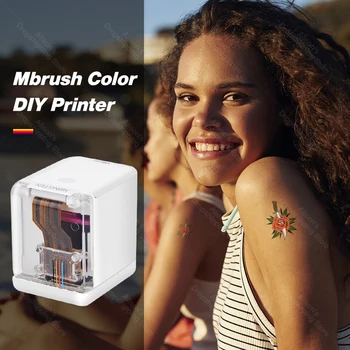 Mbrush Tiskárny Color Mini Kapesní Kongten Tiskárny Mbrush Mobilní Barevná Tiskárna Permanentní Inkoust Kazety Wi-fi USB, Bezdrátové Tiskárny