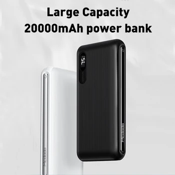 Mcdodo Power Bank 20000mAh Dual USB Rychlé Nabíjení powerbank Externí Baterie Banka Pro Xiaomi iPhone 11 Samsung LG Přenosný Nabíječka
