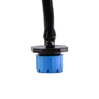 Micro Drip Zavlažovací 8-Otvor Nastavitelný Dripper S 4/7mm Barb Tee Konektory Sada Pro 1/4