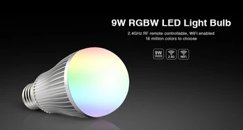 Milight 2.4 G Dálkové Ovládání Led Žárovka MR16 GU10 E14 E27 Smart Wireless Lampa 4W 5W, 6W 9W 12W RGBW/RGBWW/RGBCCT WIFI APP Controller