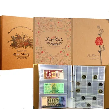 Mince, knihy, bankovky, mince ochranu kniha bankovek kolekce pamětních bankovek kolekce pamětních mincí kniha, Album