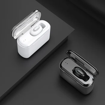 Mini Bezdrátová Bluetooth Sluchátka Vodotěsný Stereo Sluchátka Handsfree Sportovní Sluchátka S Nabíjecí Box Telefon Power Bank ucha telefon
