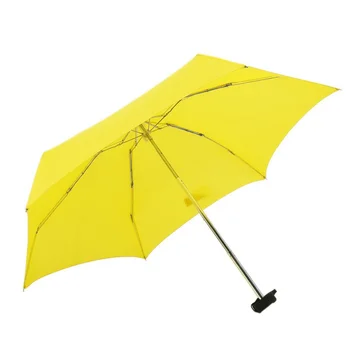 Mini Kapesní Deštník, Žena, Malé Kapsy Světle Žlutá Deštník Větruodolný Skládací Deštník Cestovní Kompaktní Déšť, Deštník Muži