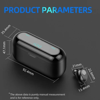 Mini TWS Bluetooth V5.0 Sluchátka Bezdrátová Sluchátka Sluchátka 9D hi-fi Sportovní Vodotěsné Bezdrátové sluchátka Sluchátka Sluchátka