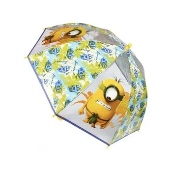 MINION MANUÁLNÍ transparentní deštník pro děti 45CM