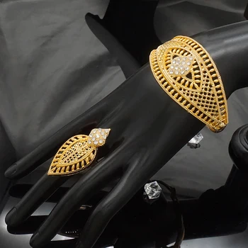 Mirafeel Dubaj Šperky Sady Zlato Módní Dámské Crystal Družička Indické Šperky Svatební Dary Svatební Šperky Set