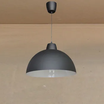 Moderní jednoduchý hrnec víko LED přívěsek světla kreativní Půlkruh stínidlo kanceláři, restauraci, obchodu s oblečením průmyslové přívěsek lampy