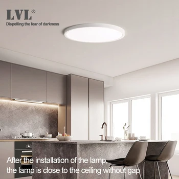 Moderní LED Stropní Světla 12W 18W 24W 32W 220V 5000K Kuchyně Ložnice Koupelna Lampy Ultratenkých Stropní Svítidlo