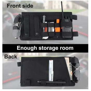 Molle Storage Bag Pouzdro pro automobilové Sluneční Clony Panel Organizátor Auto Gear Pouzdro Taška Venkovní Táboření, Cestování Příslušenství, Soupravy Držák