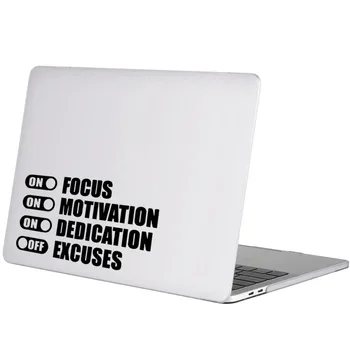 Motivace Citovat Přepnout Notebook Nálepky pro Macbook Obtisk Pro 16
