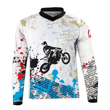 Motocross jersey Moto GP Jersey Quick Dry Sjezdové Cyklistické Tričko pro Muže MTB T-Shirt Mládeže Jersey BMX moto Dítě/Junior cyklistické