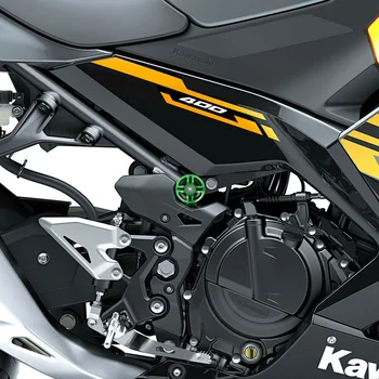Motocykl CNC Hliníkový Rám Plug Cap Dekorativní Kryt Pro 2018 2019 Kawasaki Ninja 250 Ninja 400 Z250 Z400