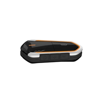 Motocykl Intercom Přilba, Sluchátka s mikrofonem Wireless Bluetooth Interphone Handsfree Vodotěsné Sluchátka FM Rádio Moto Sluchátka S Mikrofonem