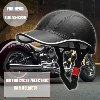 Motocykl Půl Helmu Čepici StyleHalf Přilba Elektrická Motorka Scooter Anti-UV Bezpečnostní přilbu