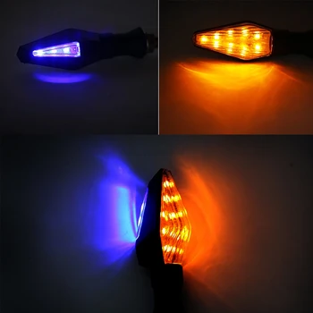 Motocyklové LED blinkry 12V DRL Ukazatele Pohybu Šipky, Světelné Ukazatele Blikající Světla Univerzální Blinkr Auto Příslušenství