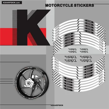 Motocyklové pneumatiky Nálepka Vlastní kola reflexní dekorace Moto vnitřní pneumatiky, samolepky, obtisky Pro HONDA VFR 750 800 400 1200f