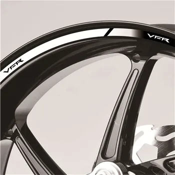 Motocyklové pneumatiky Nálepka Vlastní kola reflexní dekorace Moto vnitřní pneumatiky, samolepky, obtisky Pro HONDA VFR 750 800 400 1200f