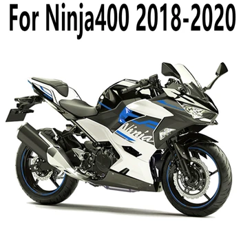 Motorku pro Kawasaki Ninja 400 Ninja400 2018 2019 2020 Plná Kapotáž Kit Vstřikování Karoserie Kryt Bílý Červený Dopis Obtisky