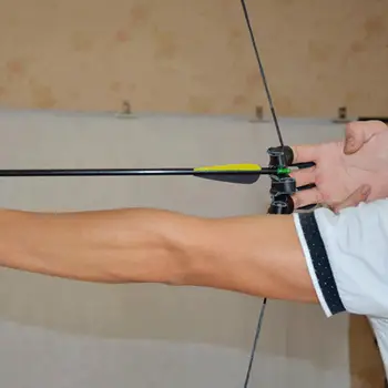 Mounchain 3 -finger Bow Arrow Lukostřelba Ochranné Rukavice Podporu Stráž Prstu Chránič, Rukavice, Sportovní Bezpečnost Lovecké Rukavice