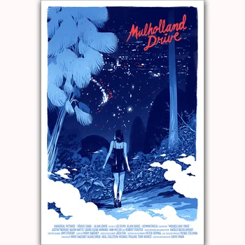 MQ1938 Mulholland Drive No. 1 giclee Japonsko Anime, Komiks, Film, Hot Umění Plakátu Top Silk Light Canvas Home Dekor Zeď Obrázek Vytisknout