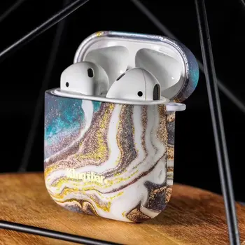 Mramorová Osobnost Hard Case Pro Apple Airpods 2 Bezdrátové Nabíjení Držák Na Sluchátka Box Ochranný Kryt Pro AirPods Příslušenství