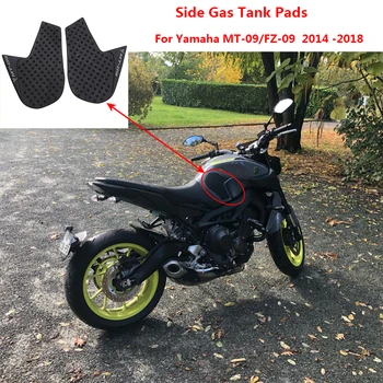 MT09 Motocykl Protector Anti slip Tank Pad Nálepka Plynu Koleno Grip Trakci Straně Obtisk Pro Yamaha MT-09, MT 09 až 2017 2018