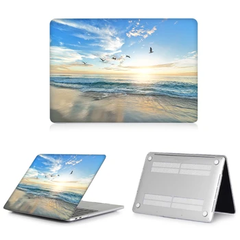 MTT 2020 Pouzdro Pro Macbook Pro Retina 13 15 16 S Touch Panel Kryt Pro mac book Air 11 12 13 palcový Scenérie Tisk Přenosný Rukáv