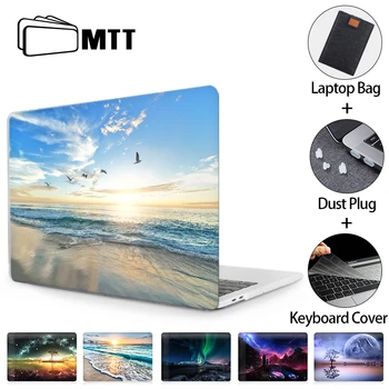 MTT 2020 Pouzdro Pro Macbook Pro Retina 13 15 16 S Touch Panel Kryt Pro mac book Air 11 12 13 palcový Scenérie Tisk Přenosný Rukáv