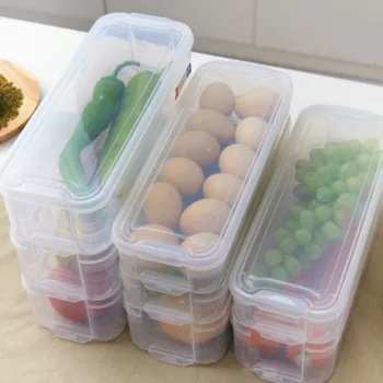 Multi-vrstva Chladící Úložný Box Ušetřit Prostor Kuchyně Organizátor Nudle Knedlík Celá Zrna Klasifikace Potravin Nástroj